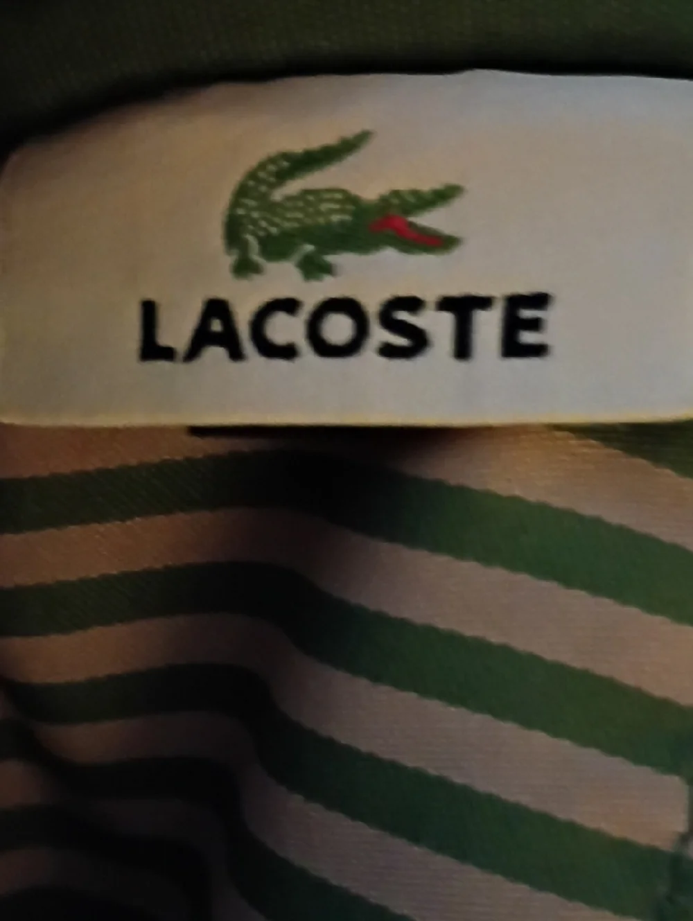 Lacoste White Pique Crossbody Pouch - Picture 2 of 11